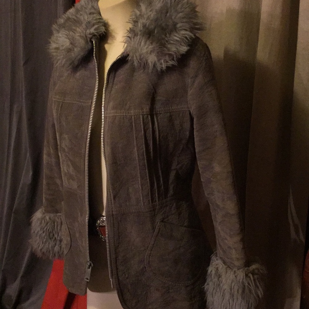Gray coat